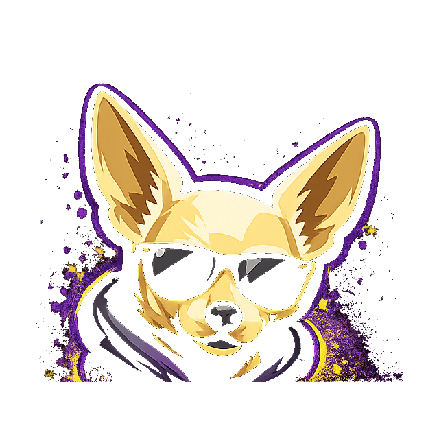 Chihuahua Digital dog logo